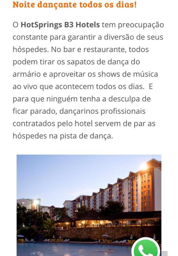 Hot Springs Hotel Caldas Novas-Flat Vip Экстерьер фото